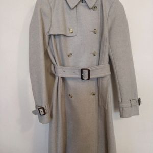 J.Crew grey wool trench style coat